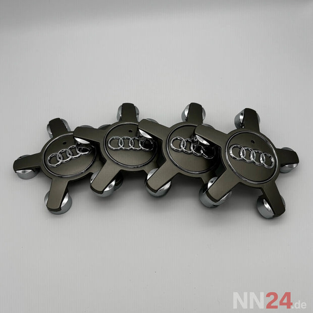 4er Set Audi Nabendeckel Grau nabennerd24.de