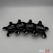 4er Set Audi Nabendeckel Schwarz 8R0 nabennerd24.de