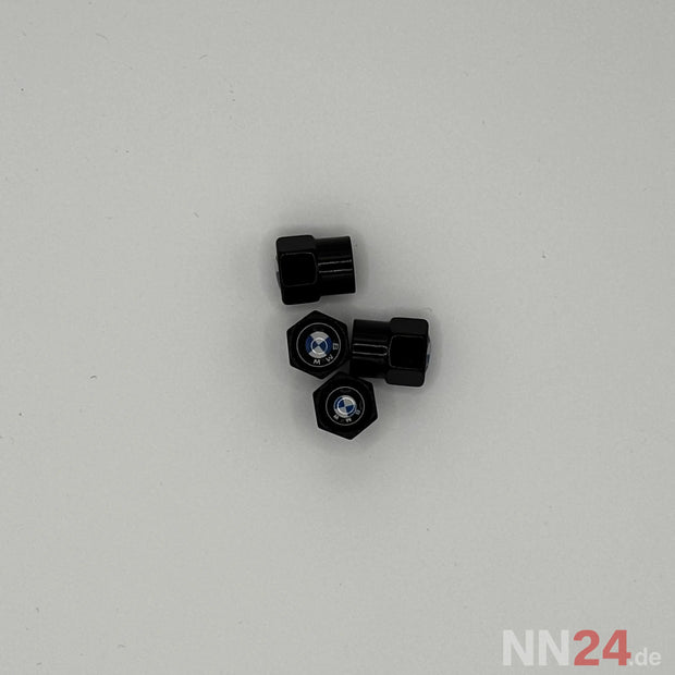 BMW Ventilkappen Set 4 Stück – Schwarz – Felgen Zubehör Alu Reifen Tuning nabennerd24.de
